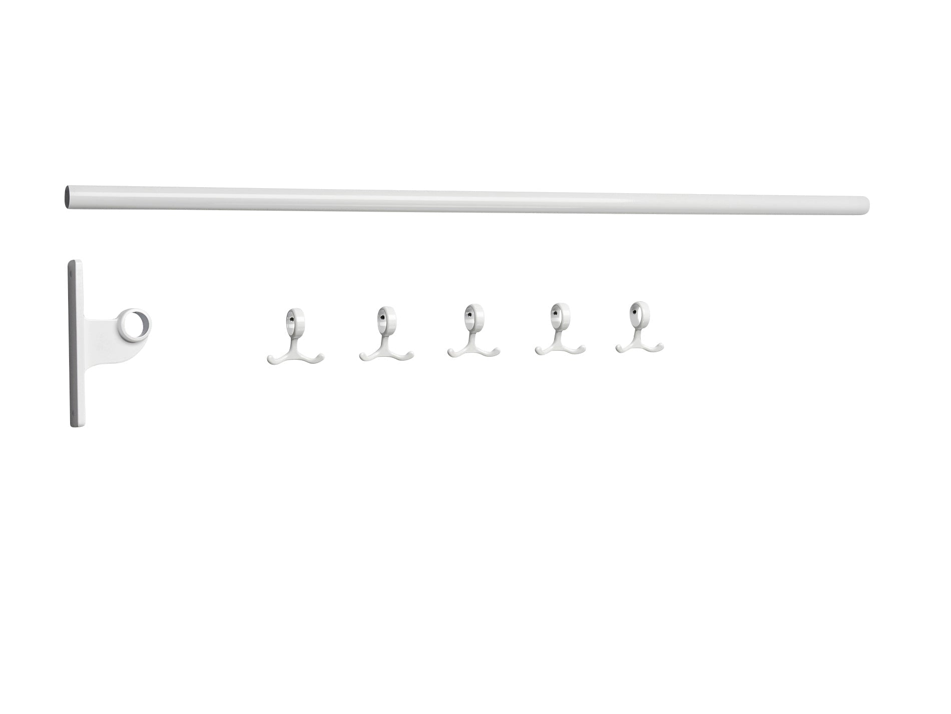 Essem Design Extension Part For Nostalgi Hook Bar, White