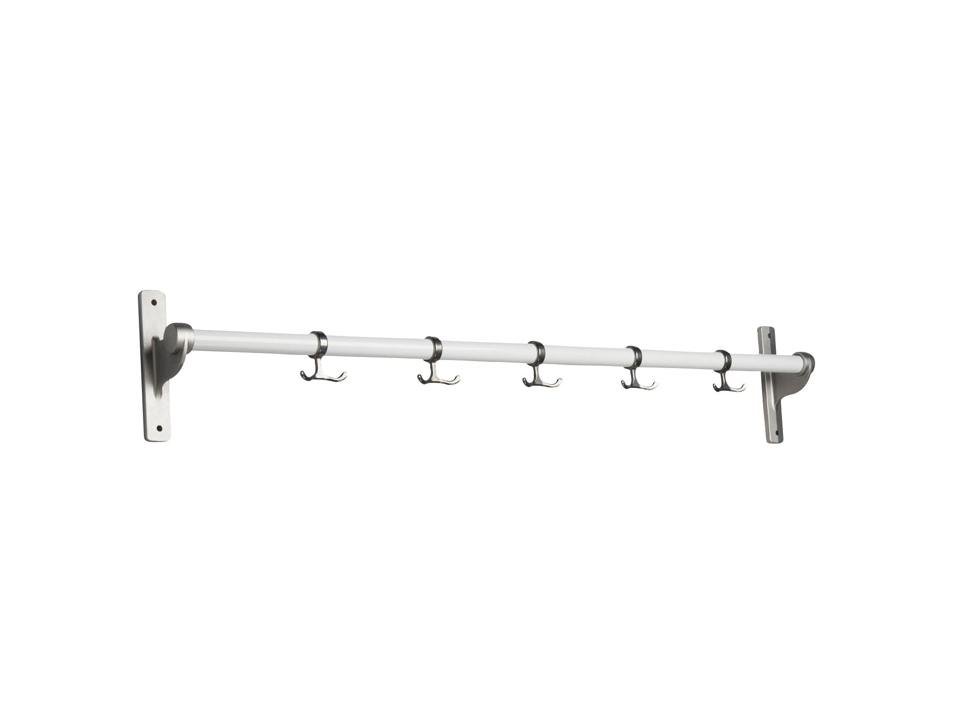 Essem Design Nostalgi Hook Bar, White/Aluminium