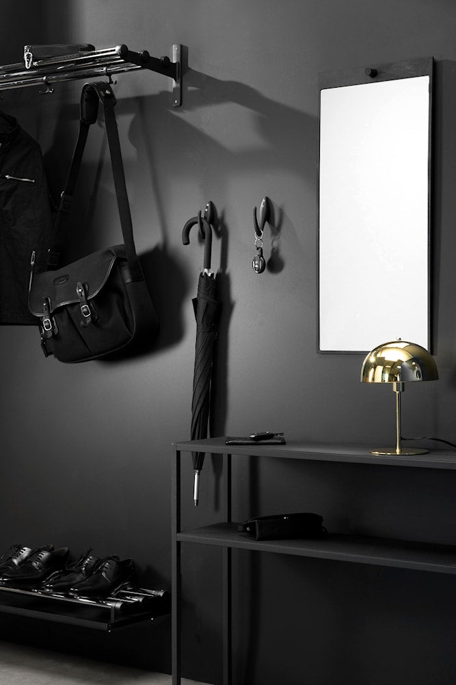 Essem Design Nostalgi Hat Shelf/Shoe Rack Copper, černá
