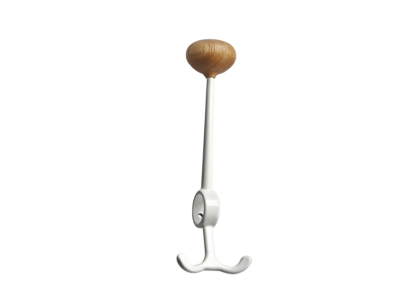 Essem Design Oskar Hat Hook Oak, bílý