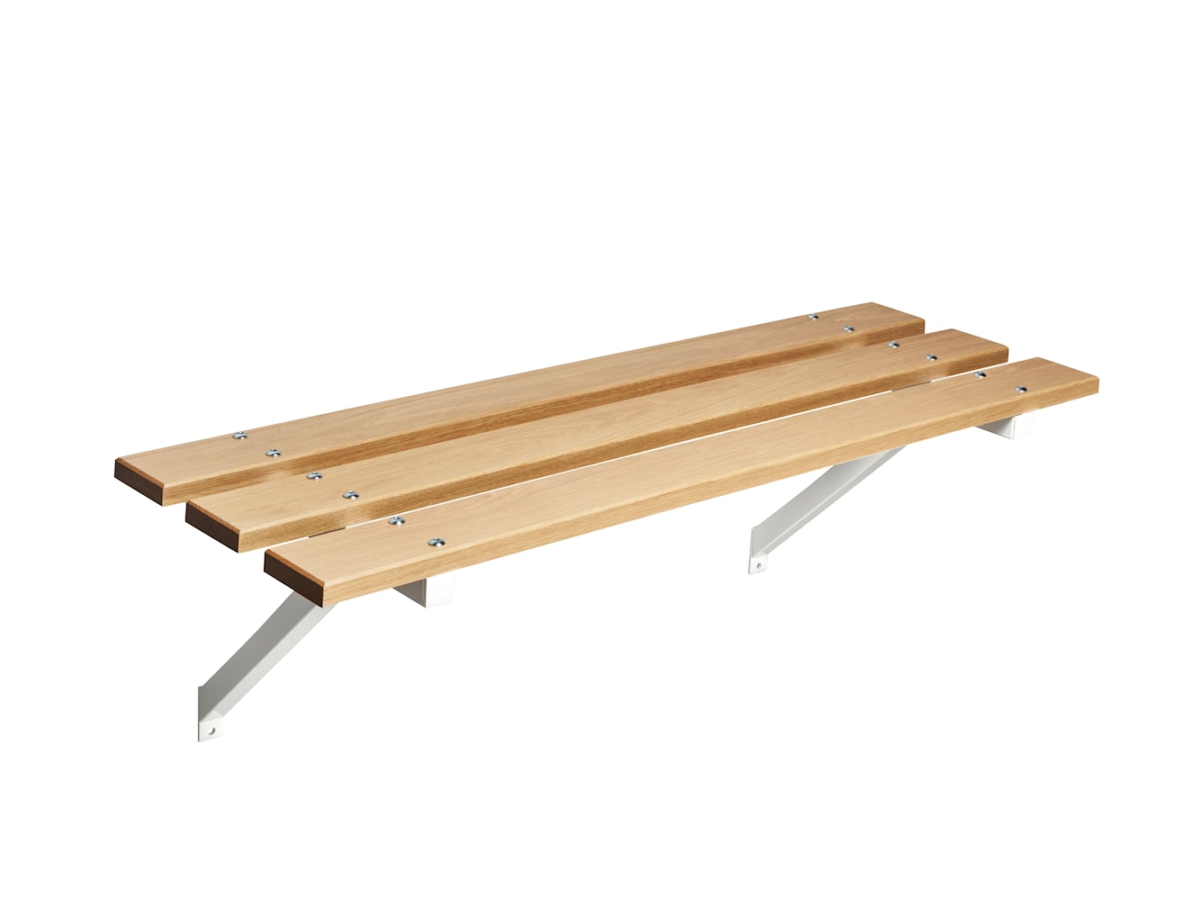 Essem Design Bench 67 Oak 45 cm, bílá