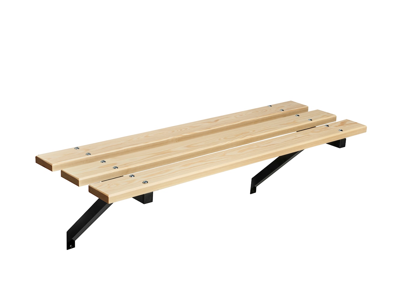 Essem Design Bench 67 Pine 45 cm, černá