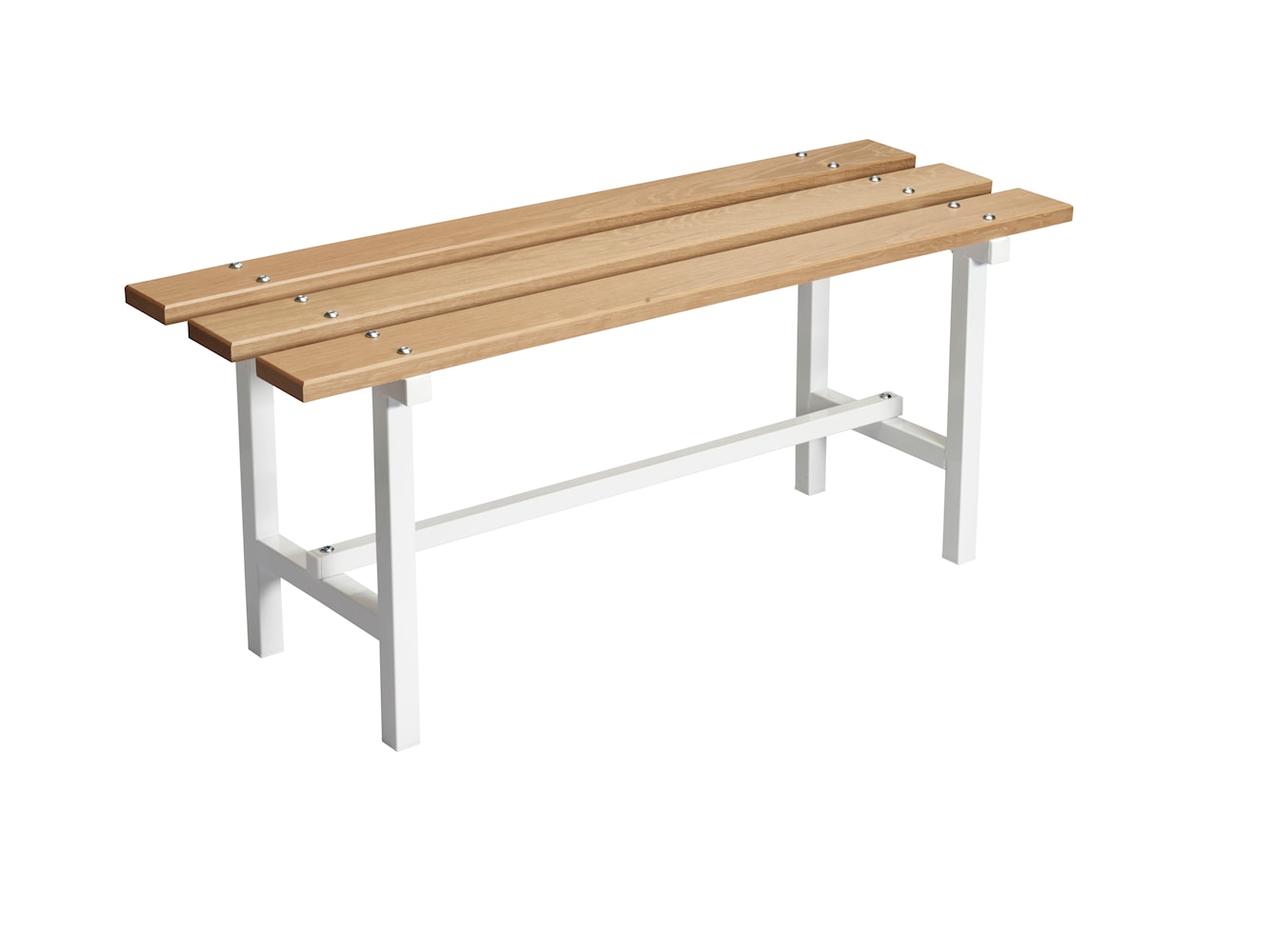 Essem Design Bench 68 Oak 45 cm, bílá