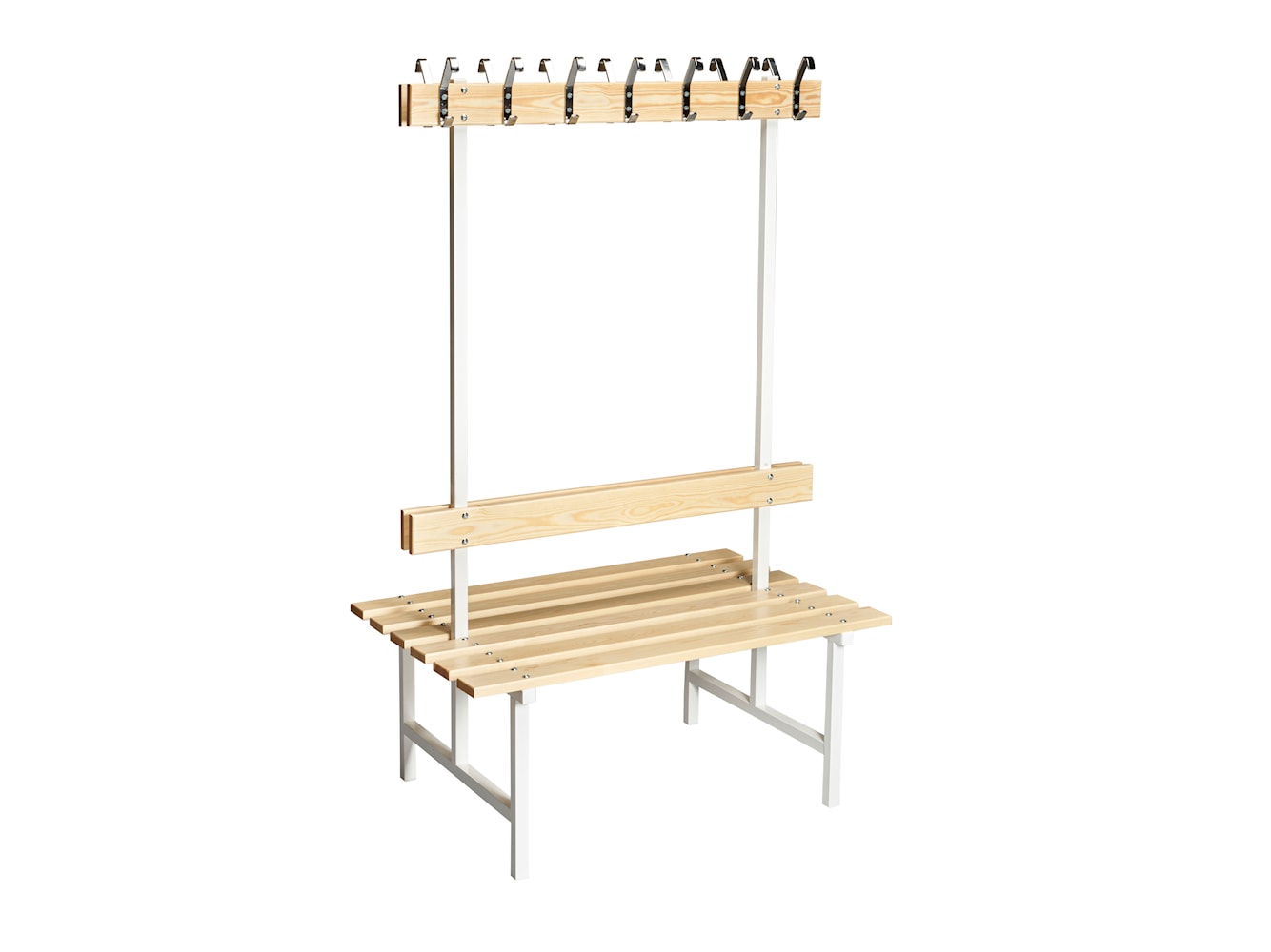 Essem Design Bench 69 Pine 60 cm, bílá