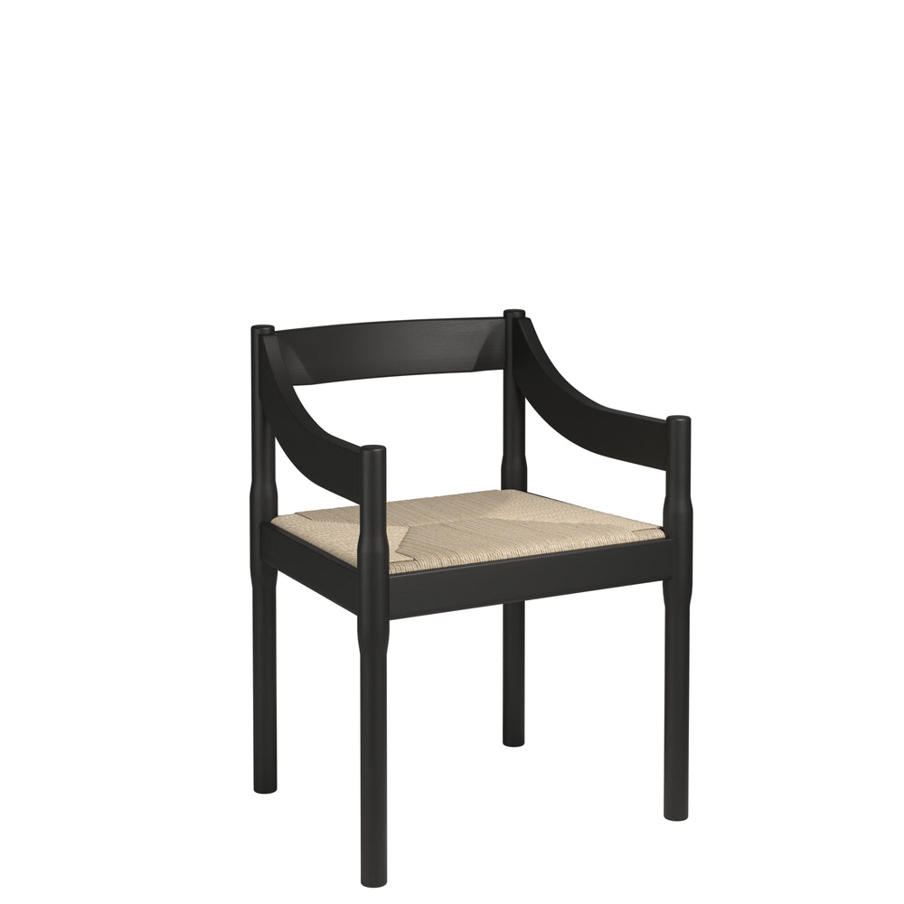 Fritz Hansen VM120 Carima Chair, Ash Black