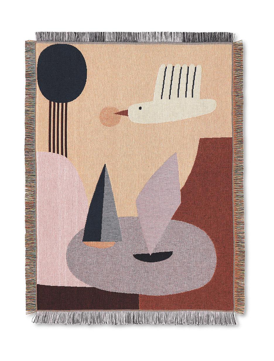 Ferm Living Bird Tapestry Blanket