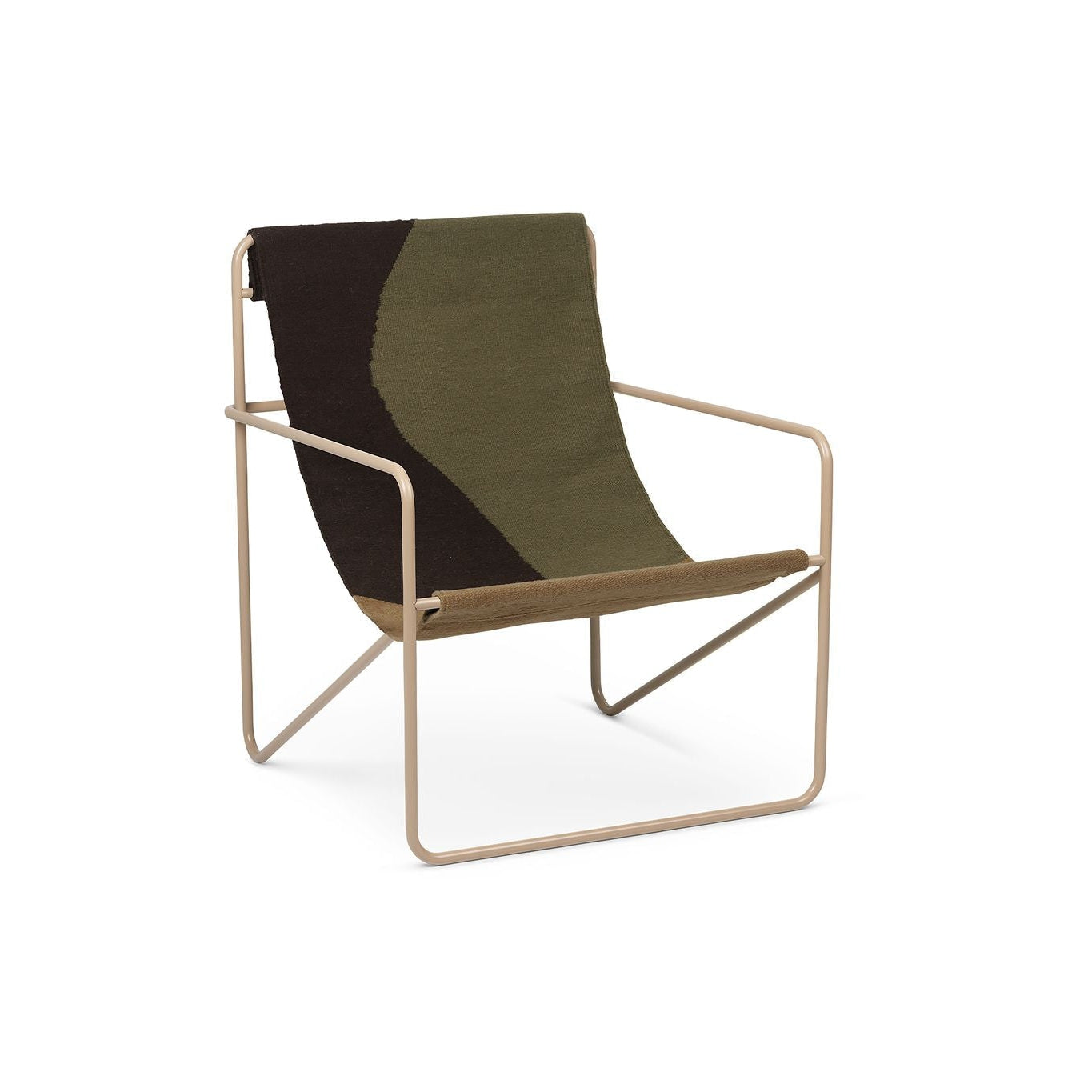 Ferm Living Desert Lounge Chair, Kašmír/duna