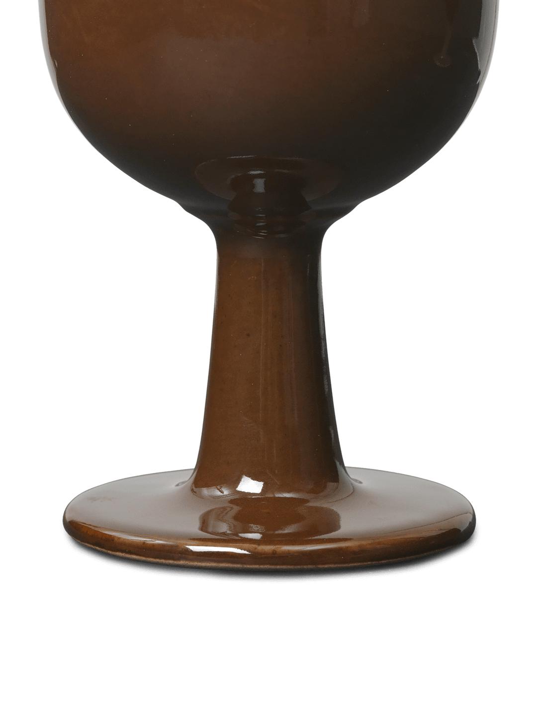 Ferm Living Floccula Wine Glass, půda