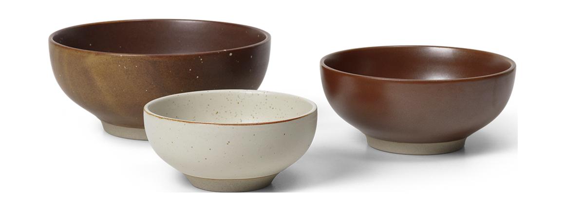 Ferm Living MIDI Bowls sada 3, multi