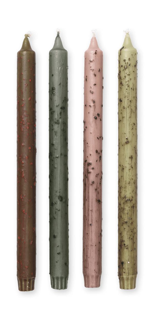 Ferm Living Mura Candles Set Of 4, Mixed Colors