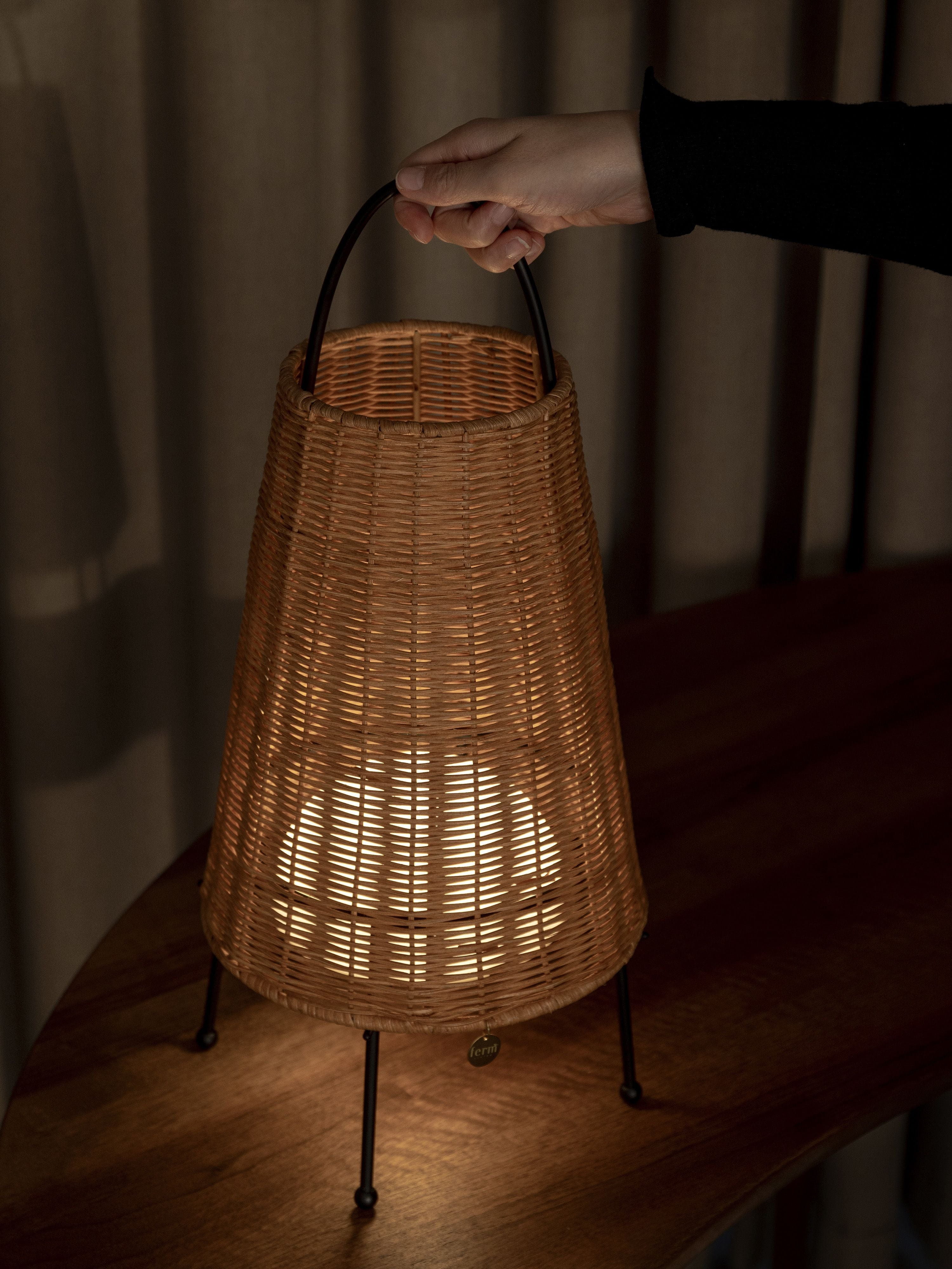 Ferm Living Porti Braided Lamp, přírodní