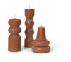 Ferm Living Torno Candles 3 Er Set, Amber