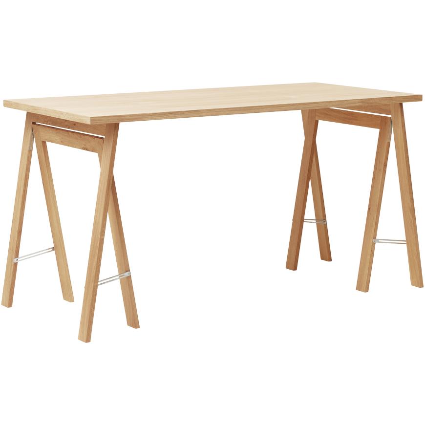 Form & Refine Lineární stolní deska 125x68 cm. Bílý naolejovaný dub