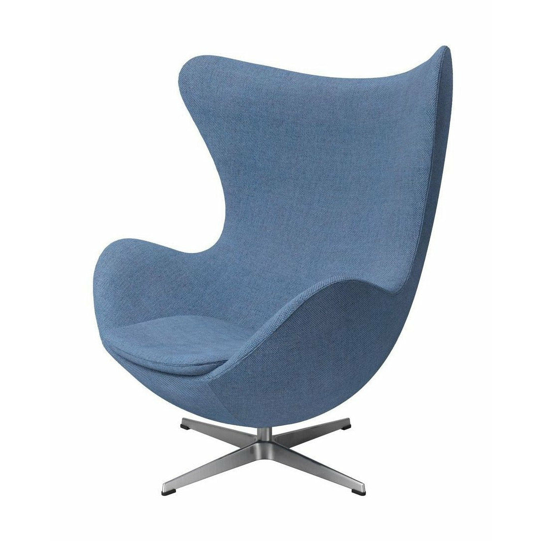 Fritz Hansen The Egg Lounge Chair Fabric, modrá