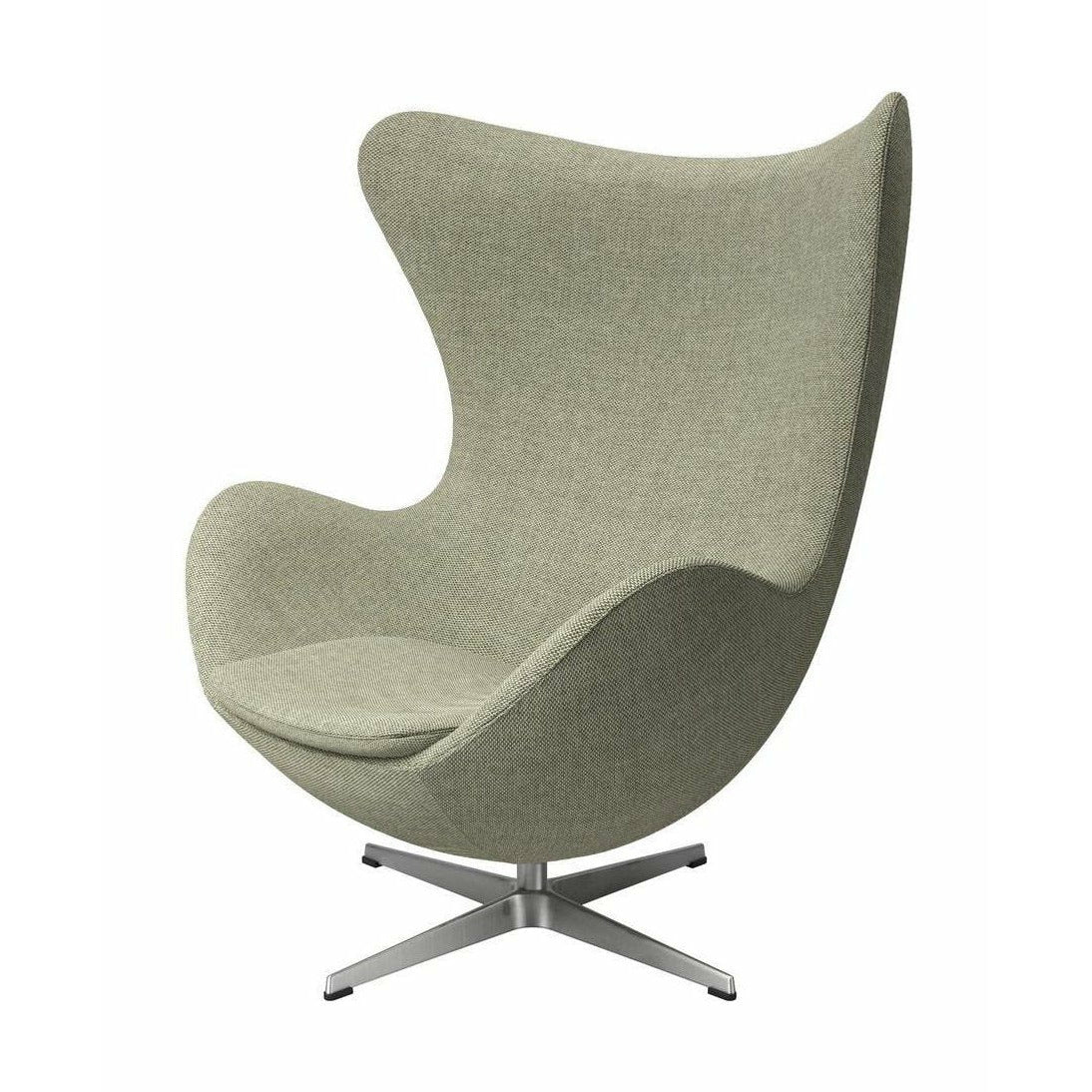 Fritz Hansen The Egg Lounge Chair Fabric, vaječné bílé