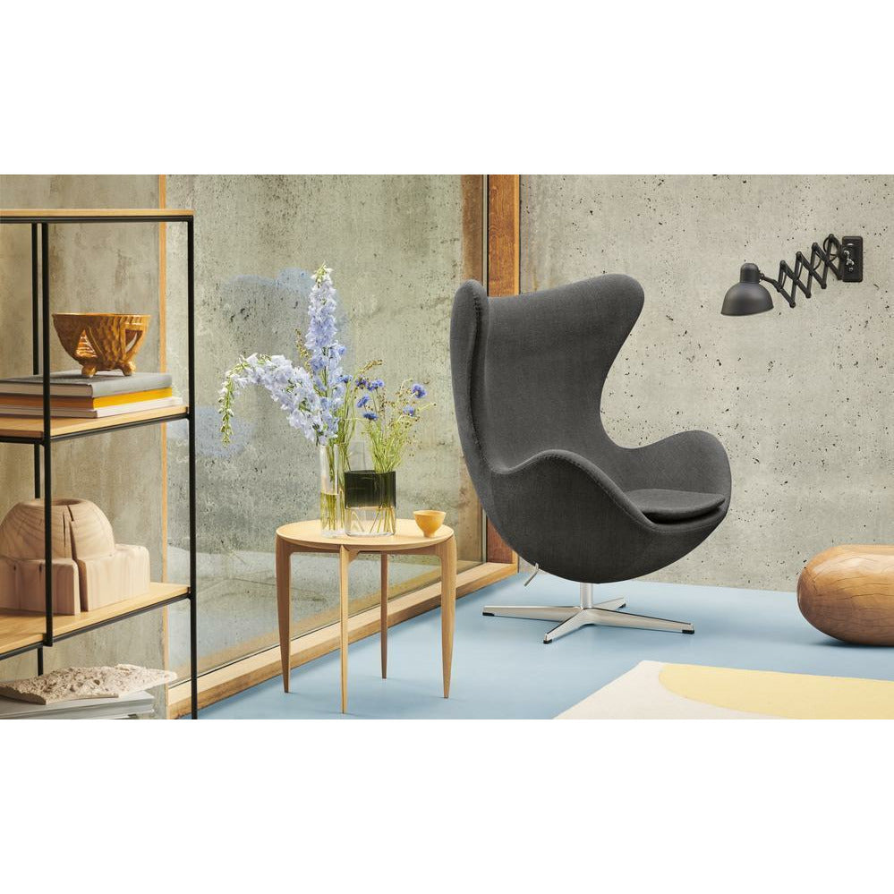 Fritz Hansen The Egg Lounge Chair Fabric, lehká aqua