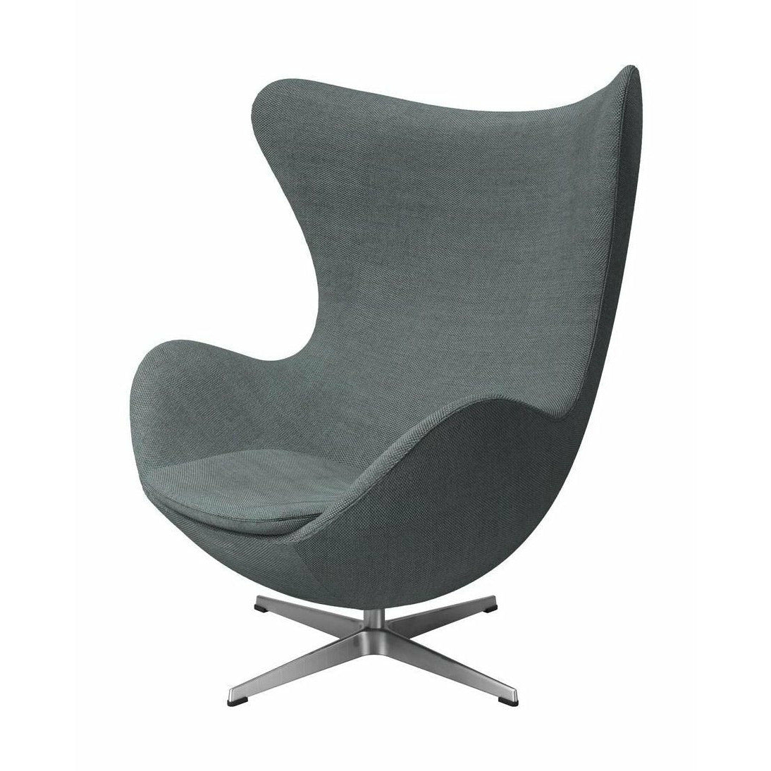 Fritz Hansen The Egg Lounge Chair Fabric, Light Aqua