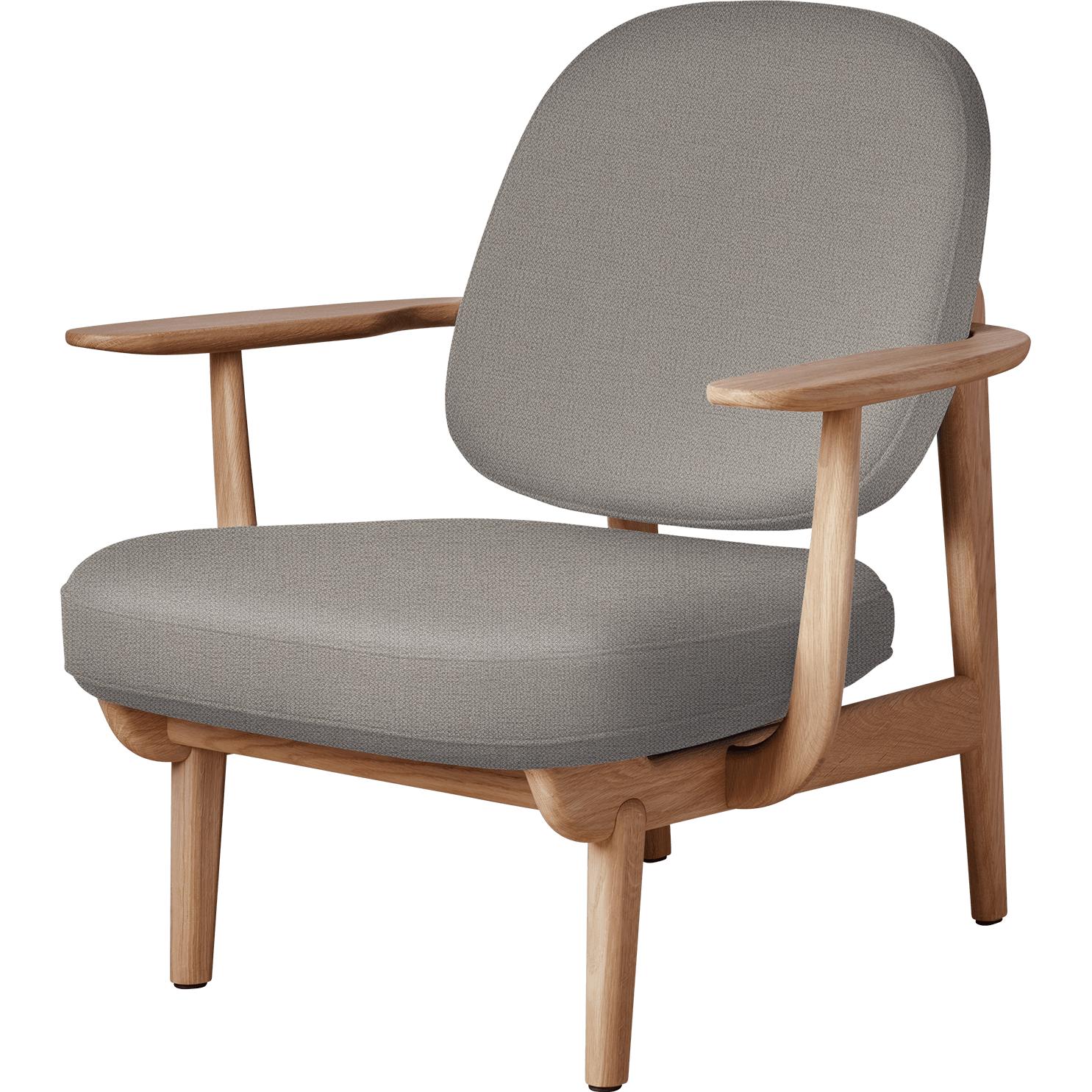 Fritz Hansen Jh97 Fred Lounge Chair Oillared Oak, žlutý