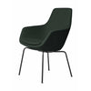 Fritz Hansen Little Giraffe Armchair Black Base Fabric Christianshavn, Dark Green