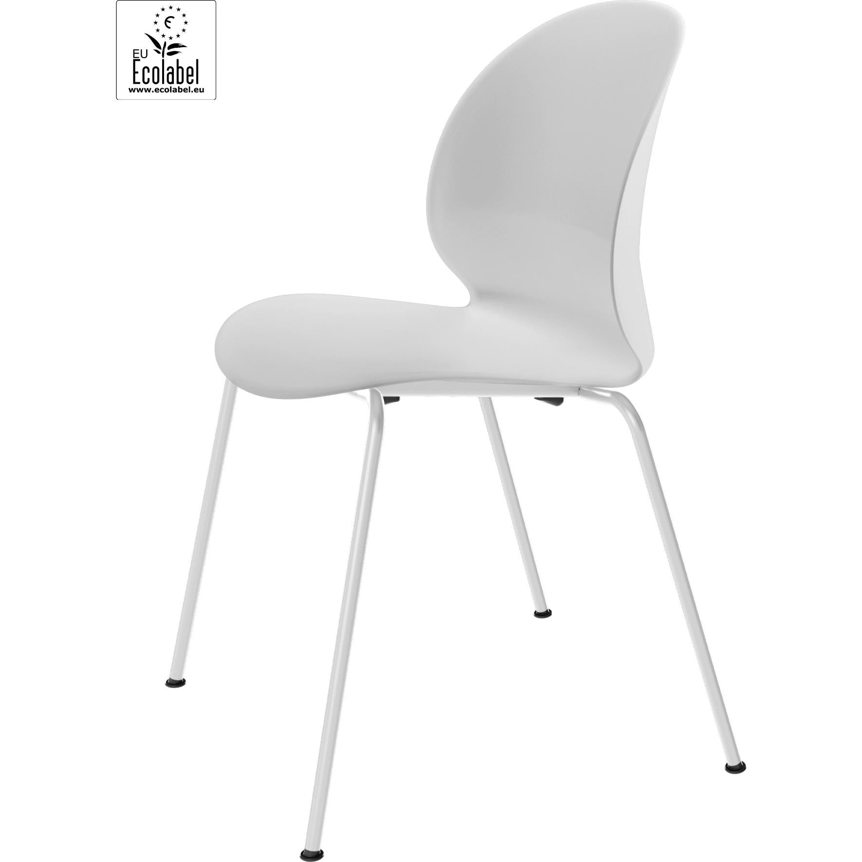 Fritz Hansen N02 Recycle Chair Monochrome 4 Legged, Off White