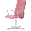 Fritz Hansen Oxford Premium Warct Fabric Middle Backrest, Rime Pink