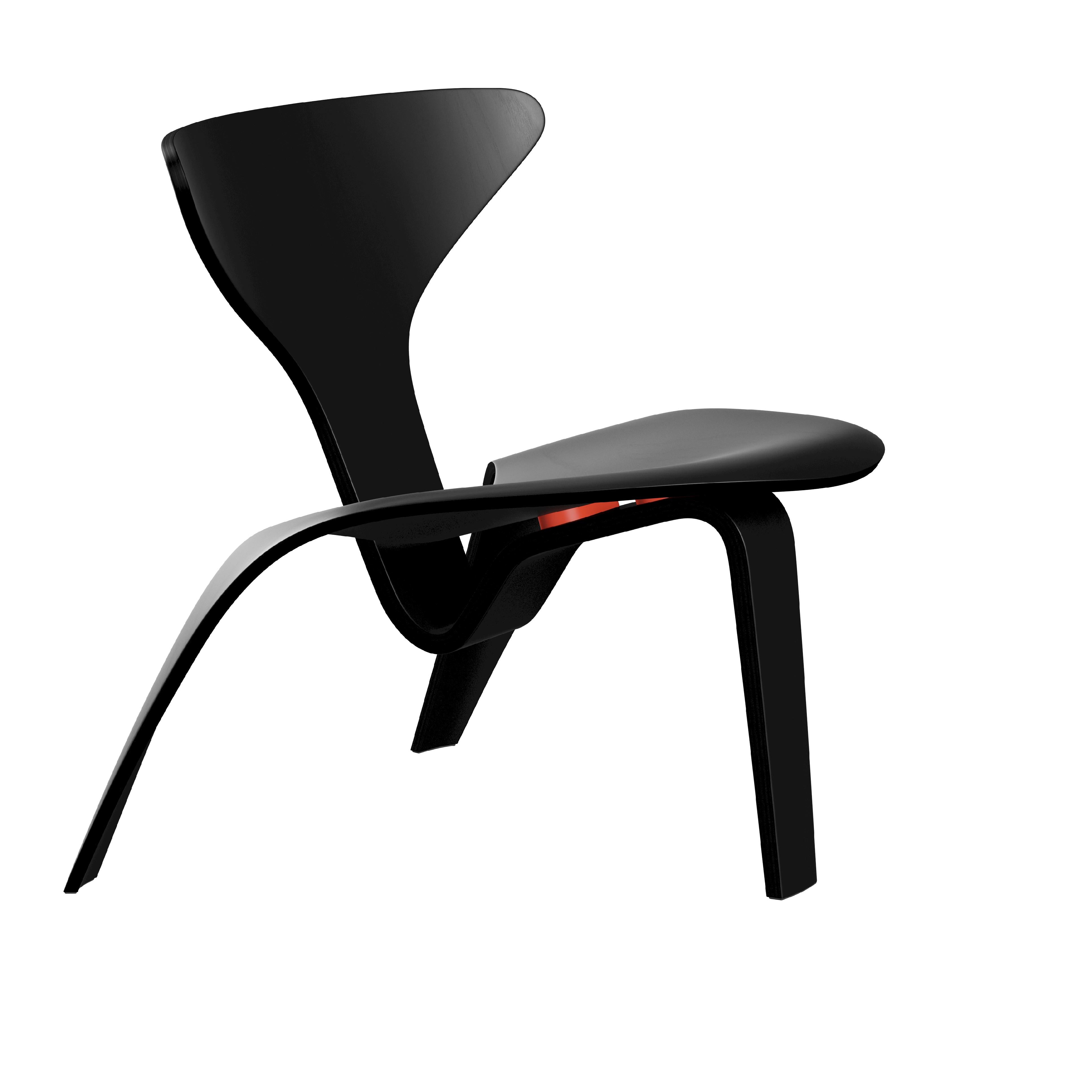 Fritz Hansen Pk0 A Lounge Chair, černá