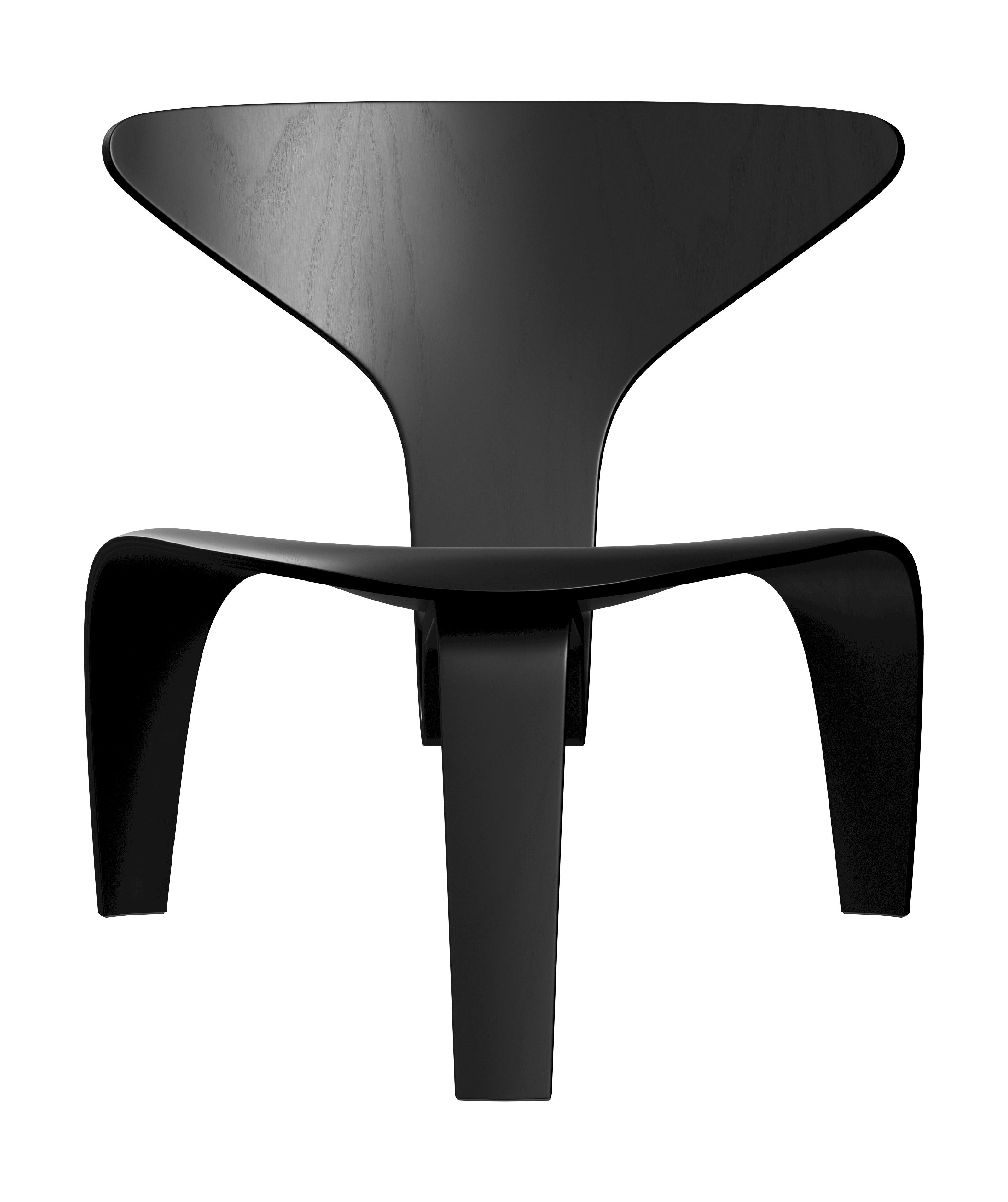 Fritz Hansen Pk0 A Lounge Chair, černá