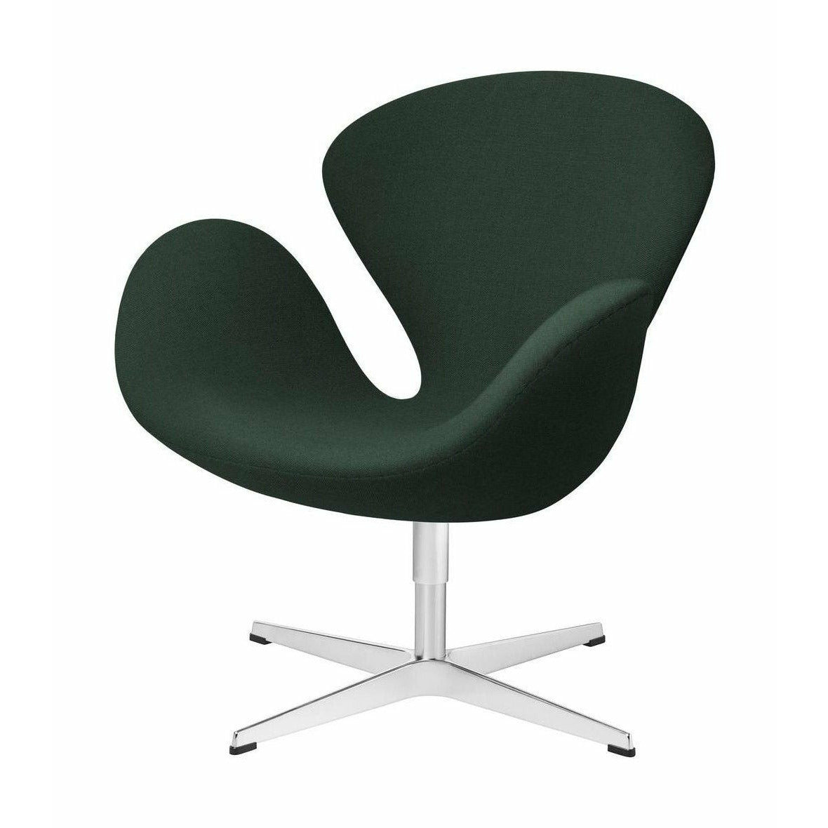 Fritz Hansen Swan Lounge Chair Fabric, Christianshavn Dark Green Uni