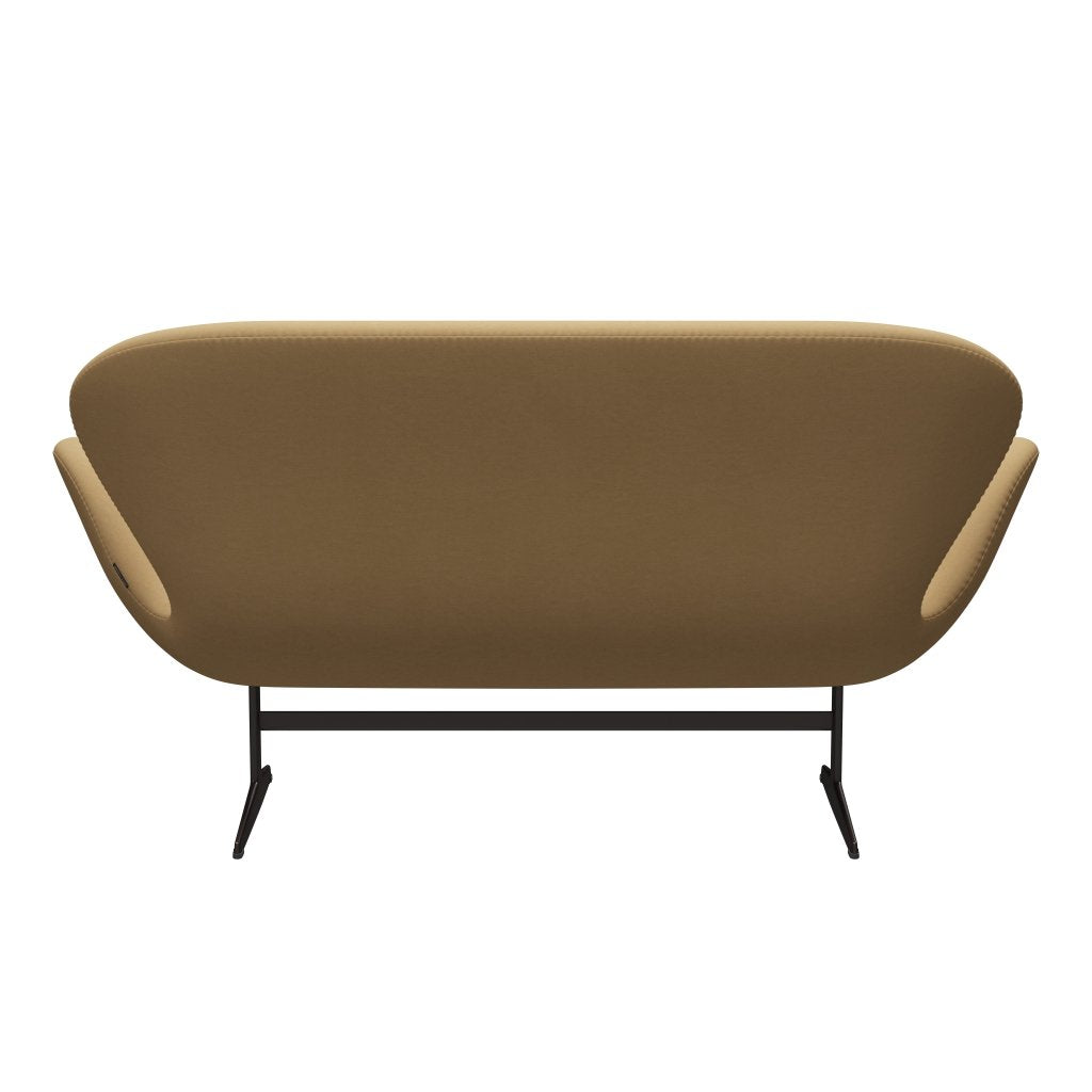 Fritz Hansen Swan Sofa 2 Seater, Brown Bronze/Comfort Beige (00280)