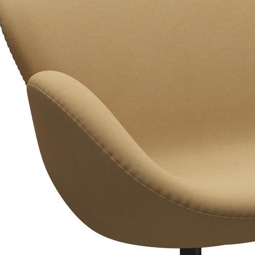 Fritz Hansen Swan Sofa 2 Seater, Brown Bronze/Comfort Beige (00280)