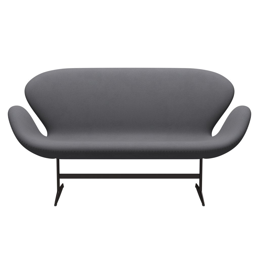 Fritz Hansen Swan Sofa 2 Seater, Brown Bronze/Comfort Grey (01012)