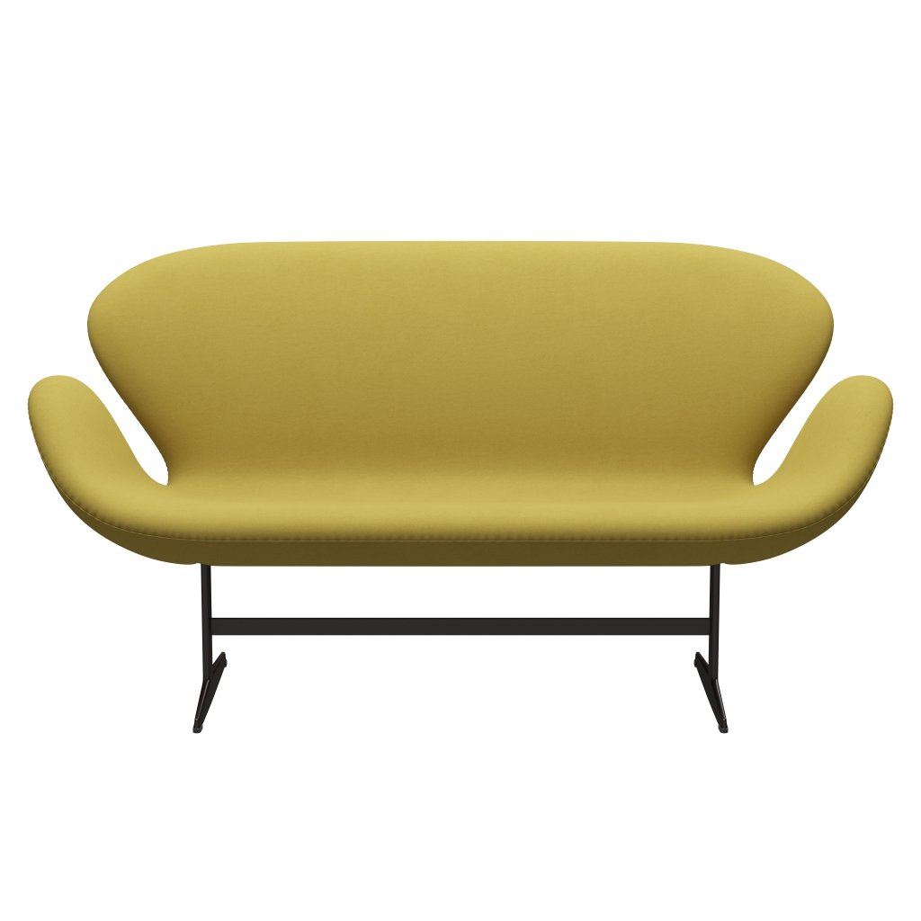 Fritz Hansen Swan Sofa 2 Seater, Brown Bronze/Comfort Sand Light (01049)