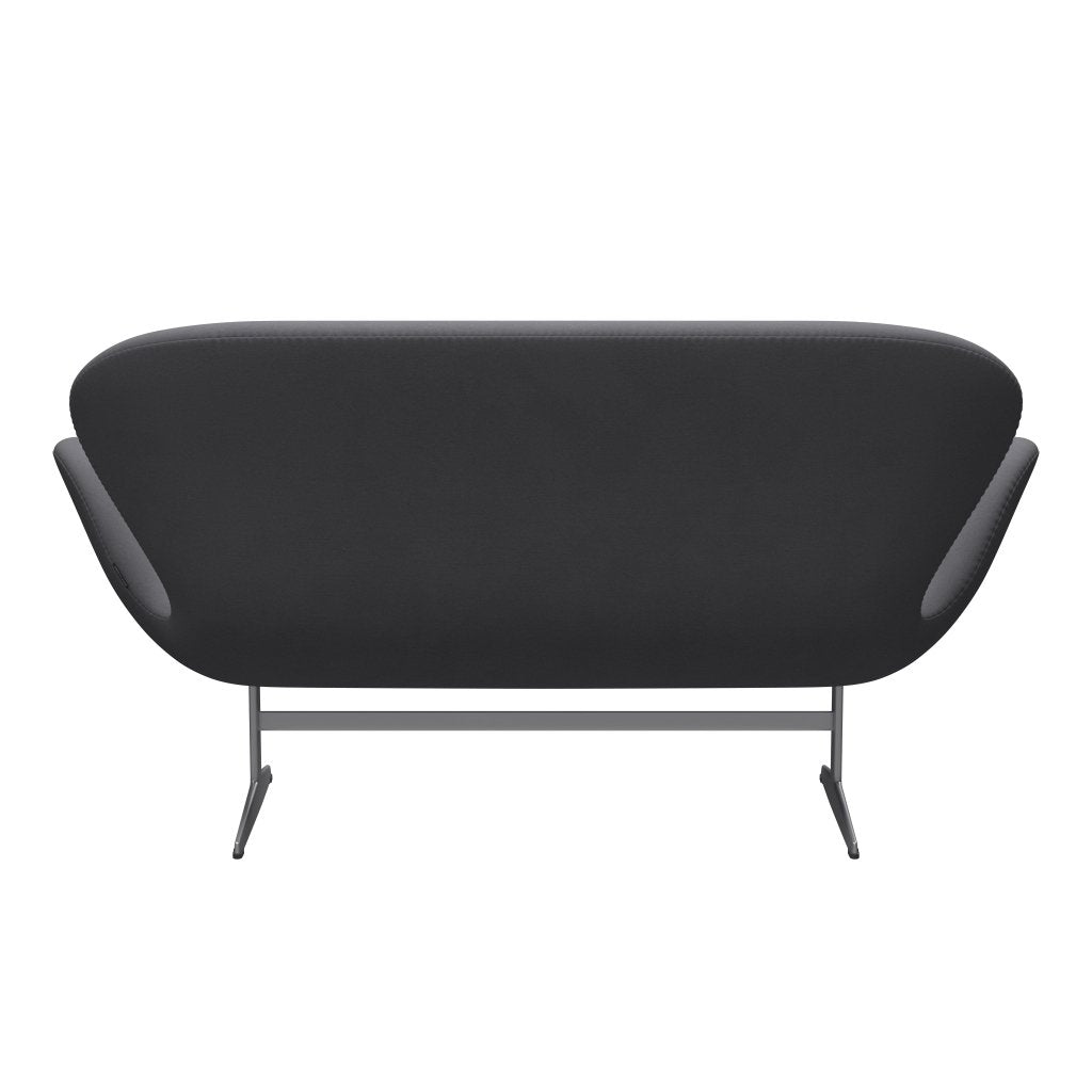 Fritz Hansen Swan Sofa 2 Seater, stříbrná šedá/pohodlí šedá (01012)