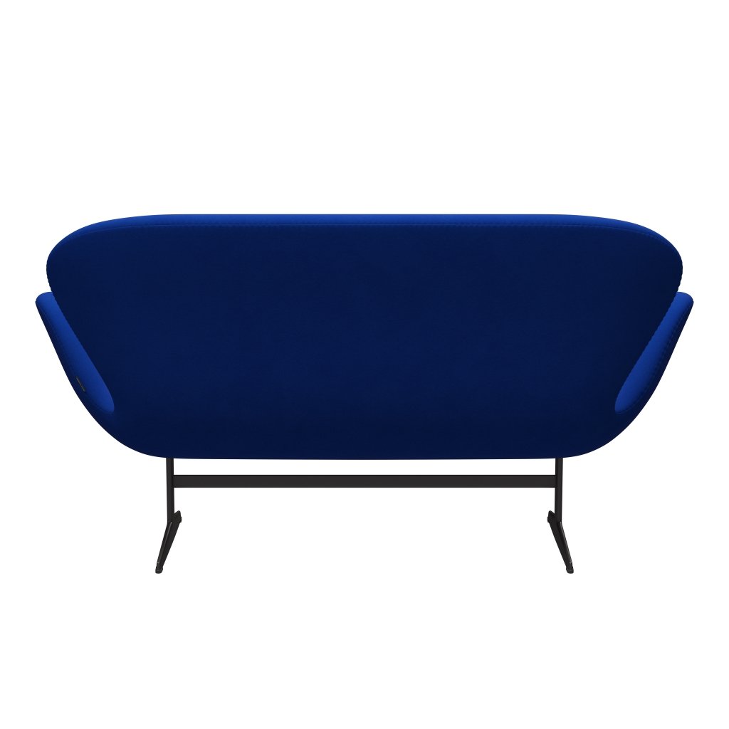 Fritz Hansen Swan Sofa 2 Seater, teplý grafit/pohodlí modrá (00035)