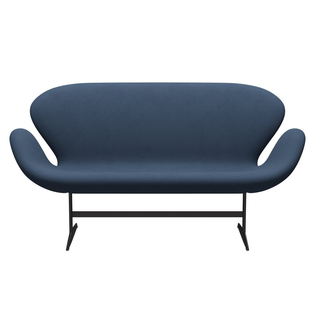 Fritz Hansen Swan Sofa 2 Seater, teplý grafit/pohodlí tmavě šedá (09074)