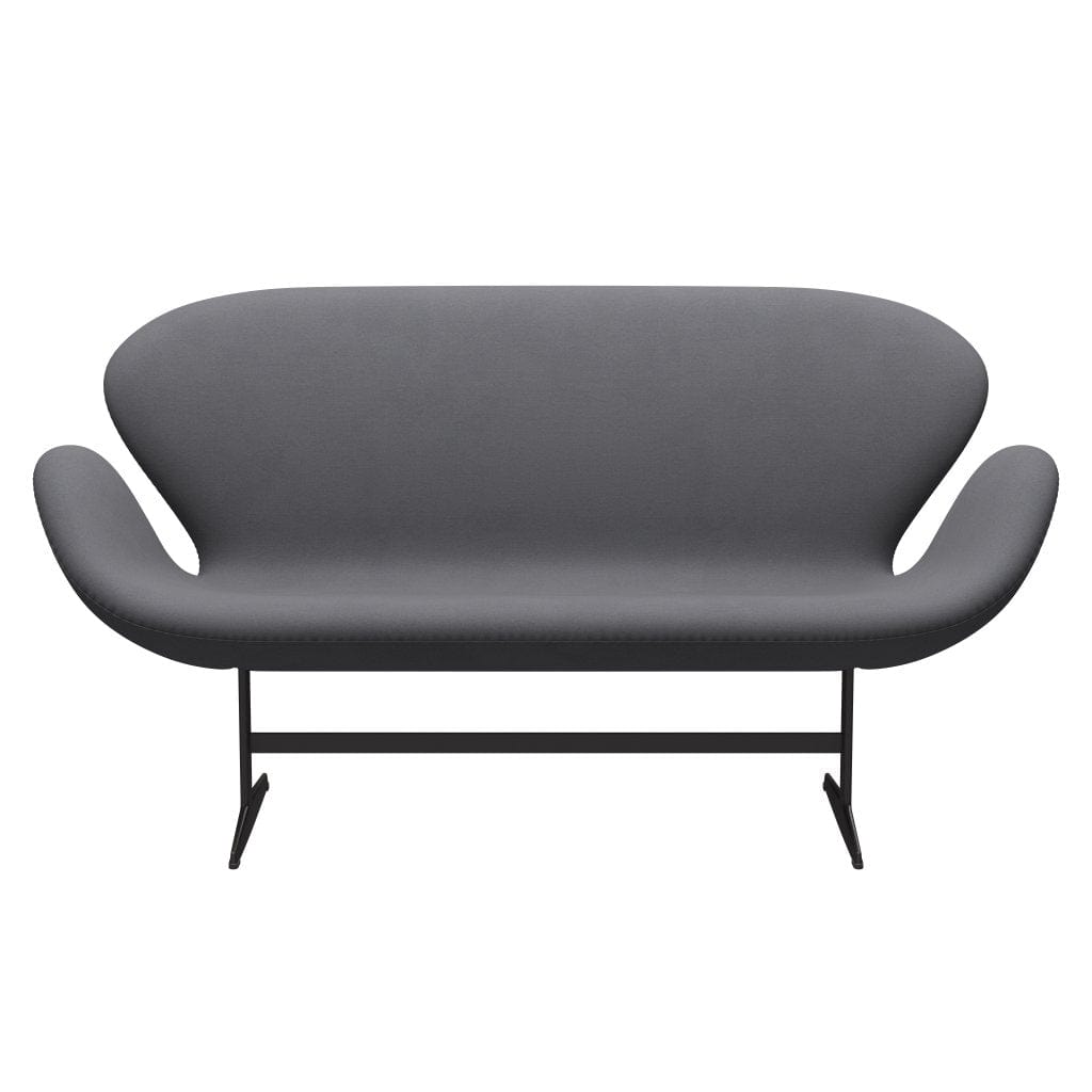 Fritz Hansen Swan Sofa 2 Seater, teplý grafit/pohodlí šedá (01012)