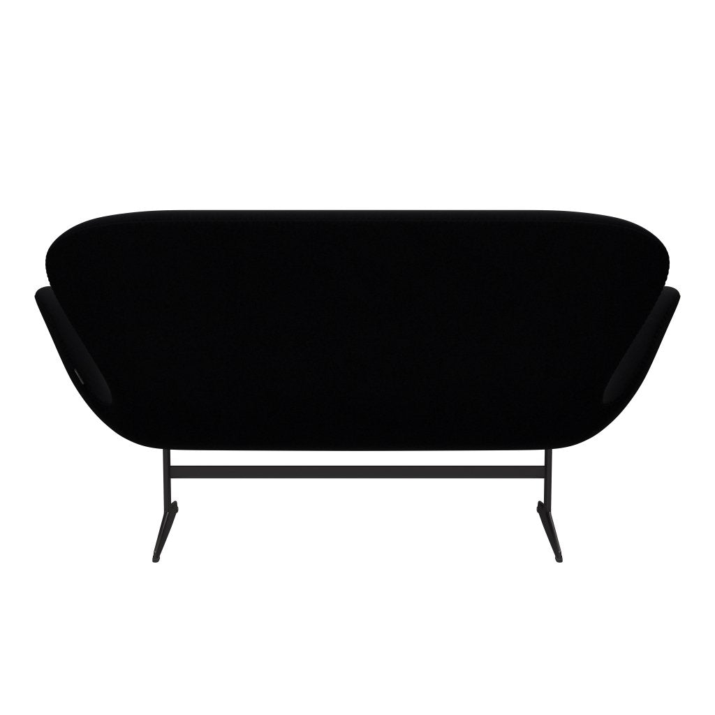 Fritz Hansen Swan Sofa 2 Seater, teplý grafit/pohodlí černá (00050)