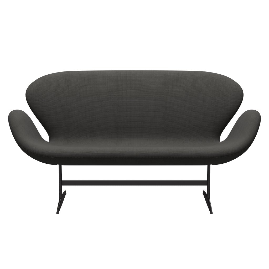 Fritz Hansen Swan Sofa 2 Seater, Warm Graphite/Fame Brown (61060)