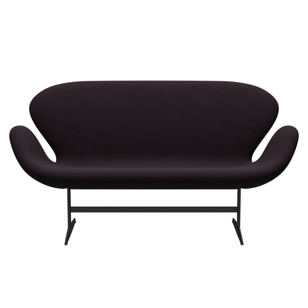 Fritz Hansen Swan Sofa 2 Seater, Warm Graphite/Fame Brown (61108)