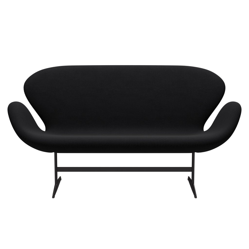 Fritz Hansen Swan Sofa 2 Seater, teplý grafit/sláva šedá (60051)