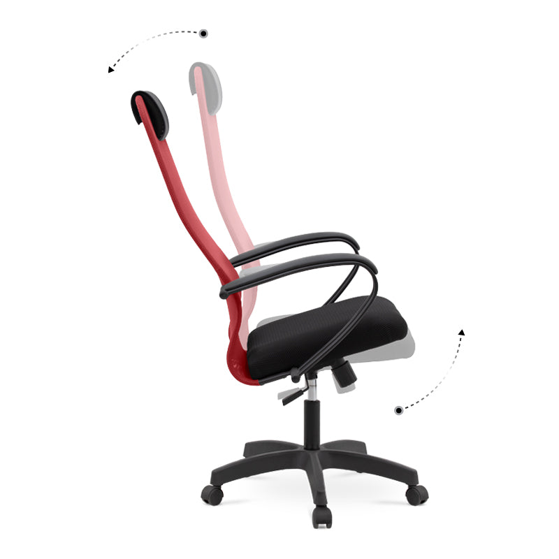 Office židle Semper Mesh Red/Black