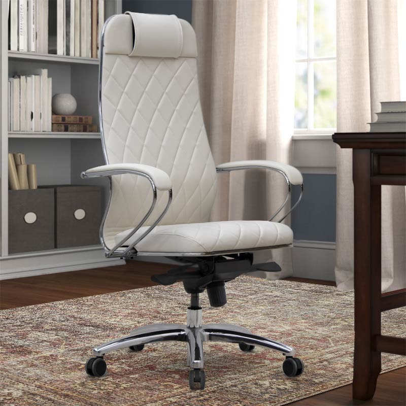 Office Chair LEONI White