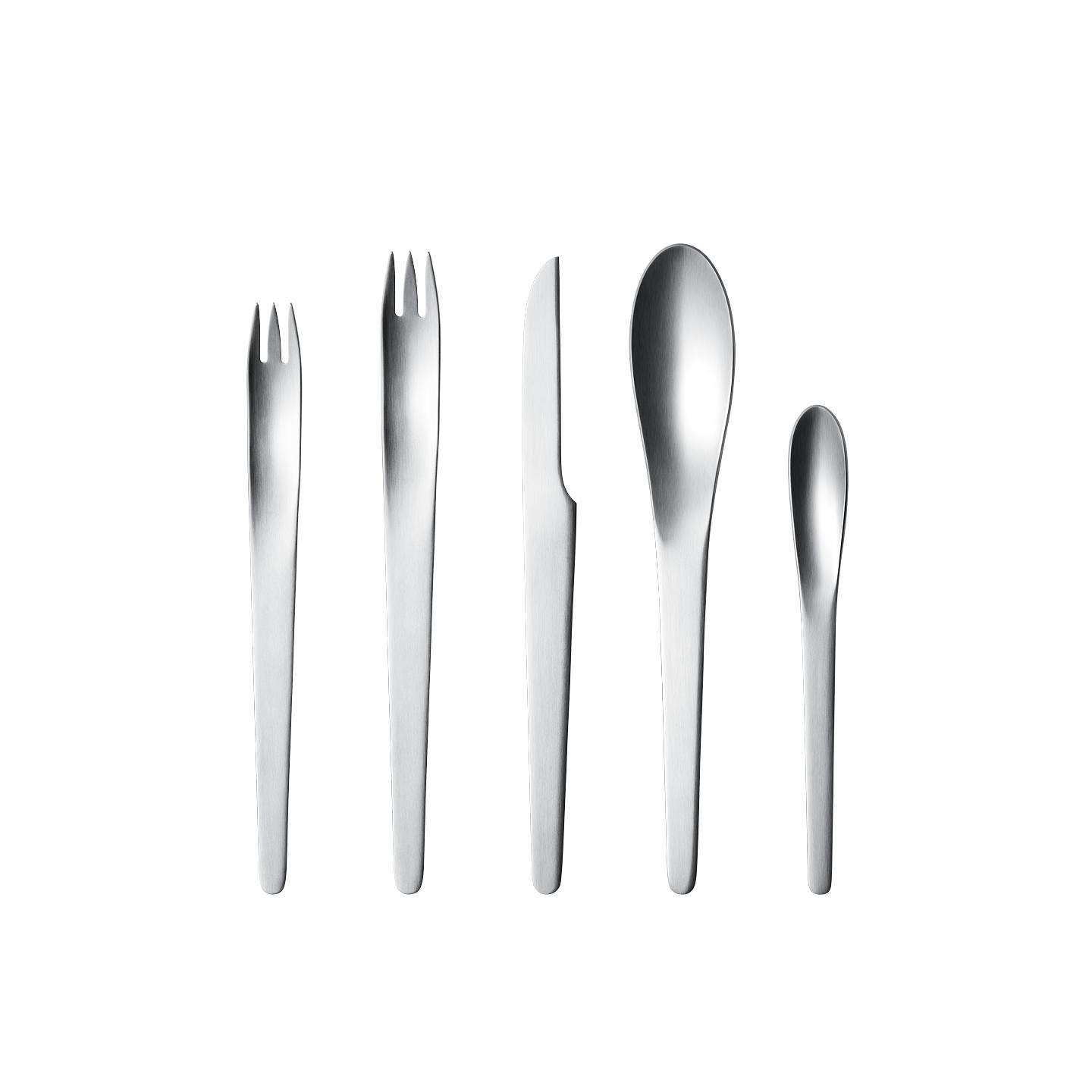 Georg Jensen Arne Jacobsen Cutlery Set, 5 kusů