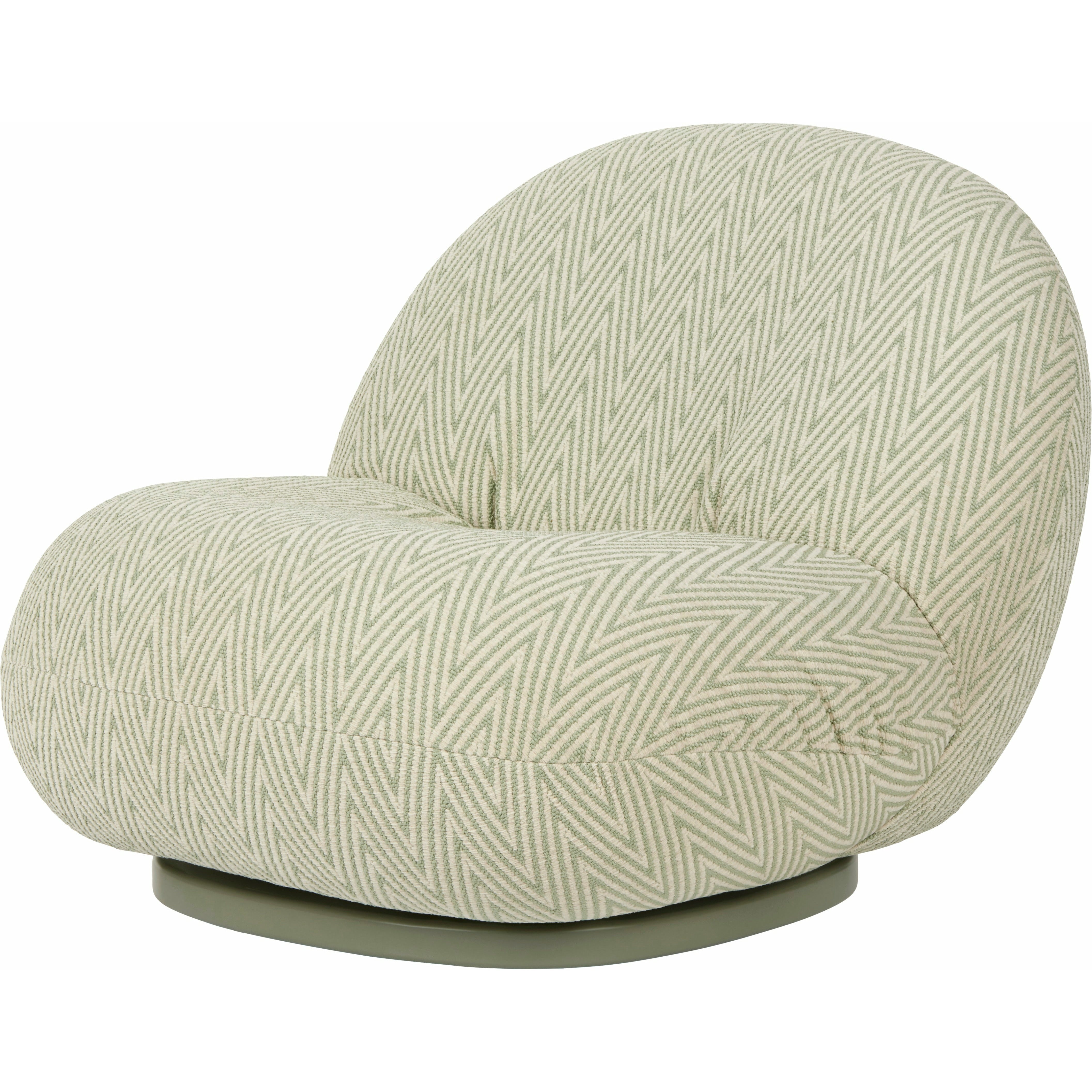 Gubi Pacha Outdoor Lounge Chair Otočný čalouněný, Chenille Special 008