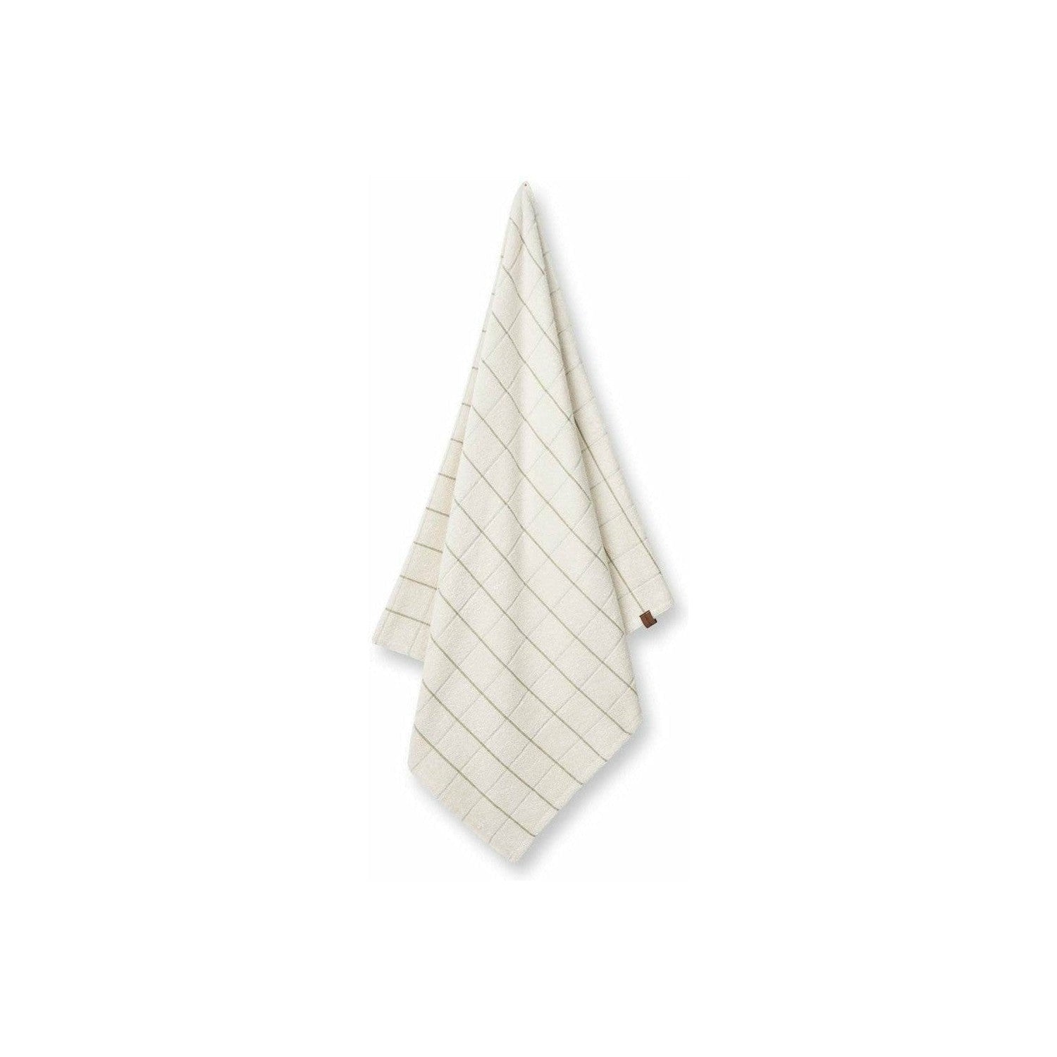 Humdakin Check Bath Towel, Shell/Pine