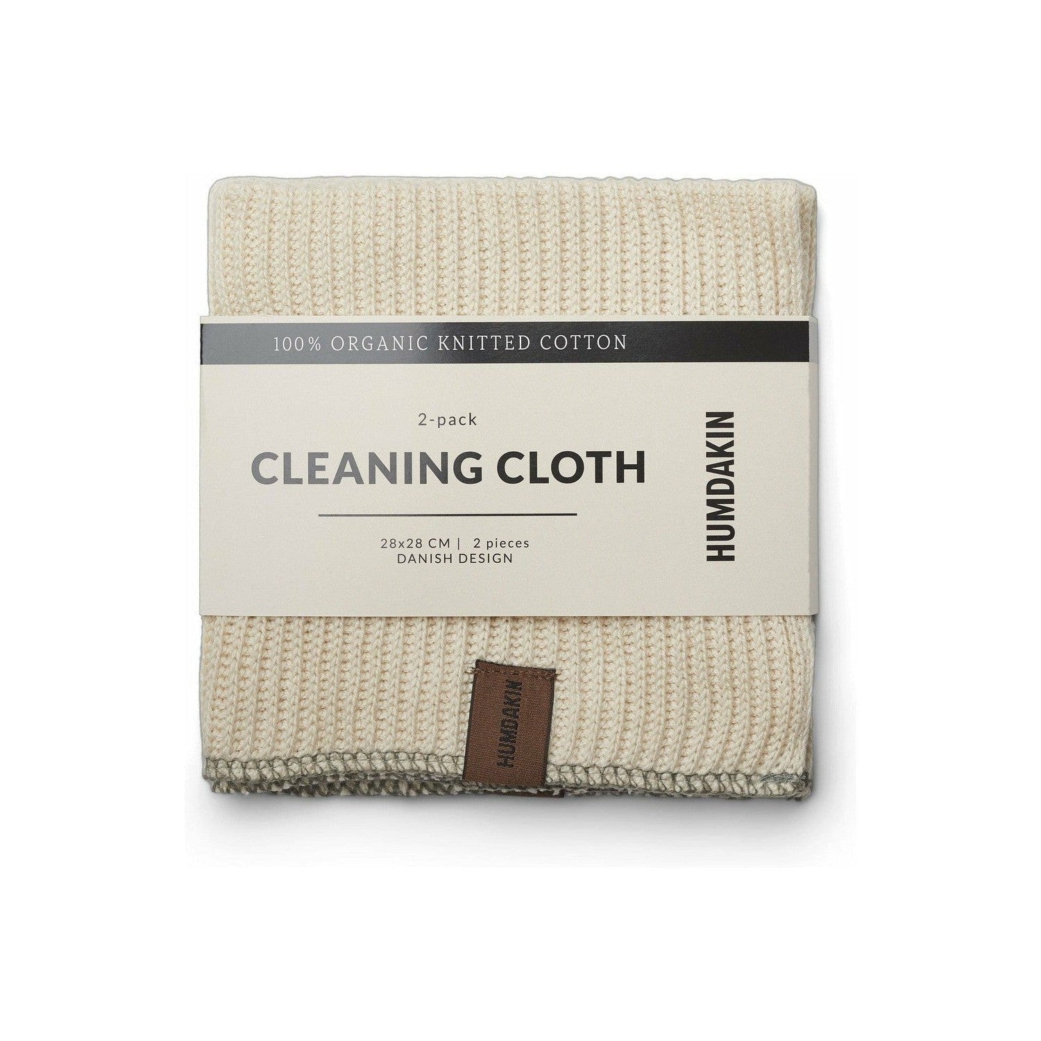 Humdakin Cleaning Cloth Shell/Oak, 2 Pcs.