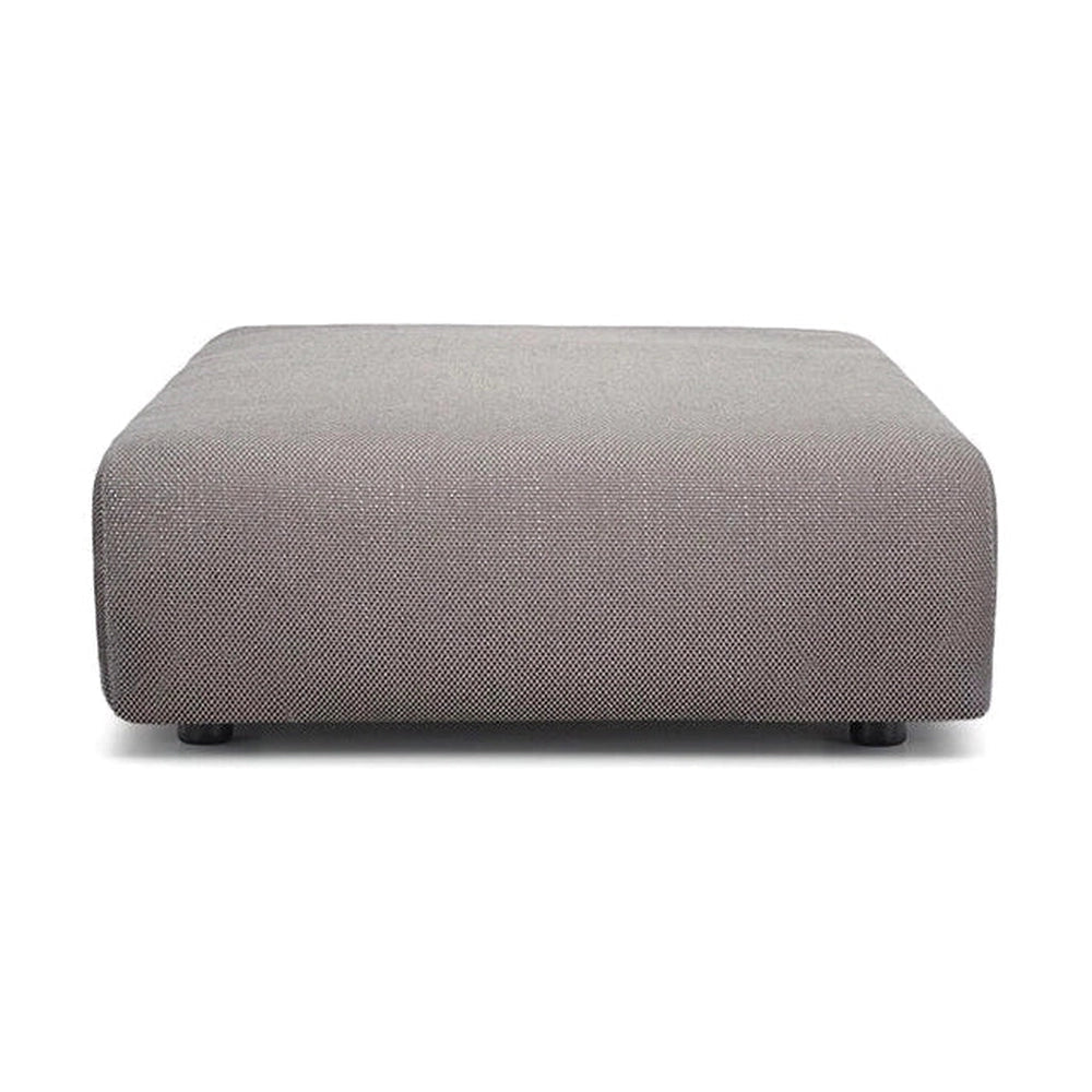 Kartell Plastics Duo Pouf Square Nilo, šedá