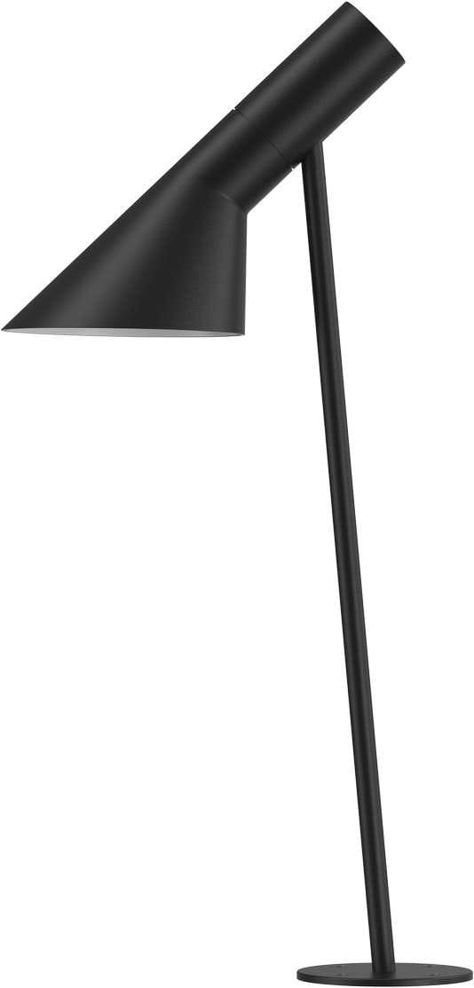 Louis Poulsen AJ Garden Krátká Bollard Black LED 4000 K 6,5 W, základna s adaptérem