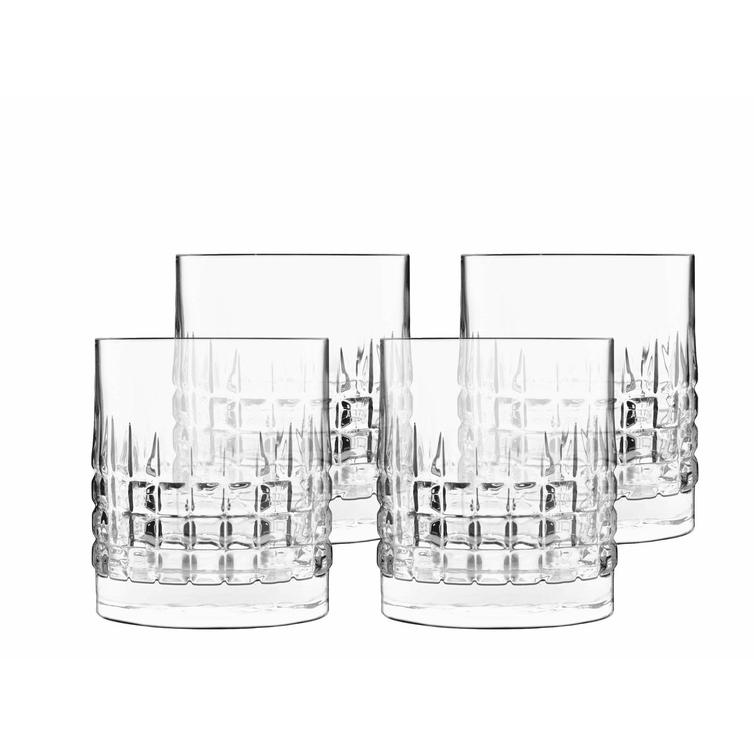 Luigi Borlioli Mixologie Charme Water Glass/Whisky Glass, sada 4