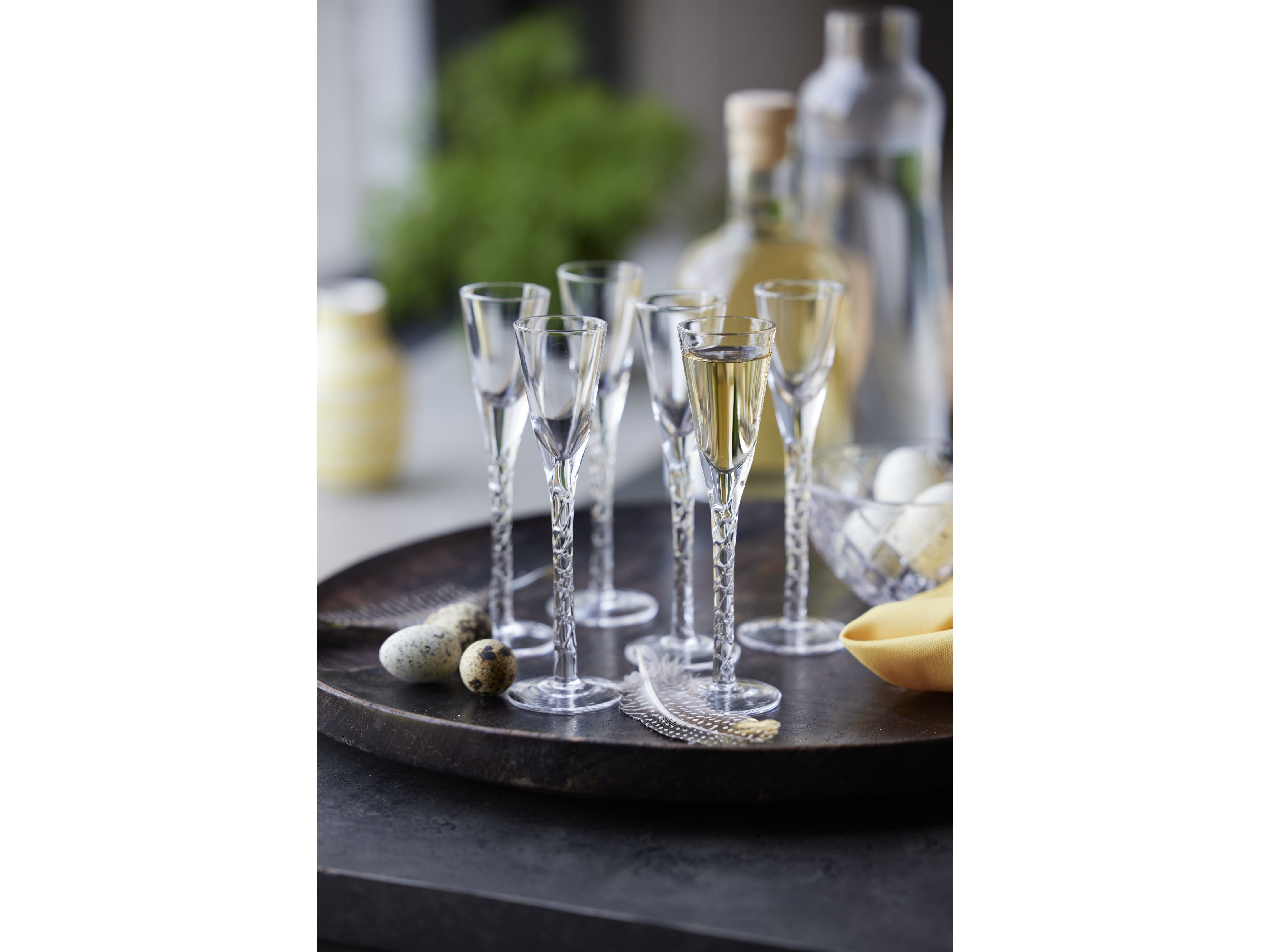 Lyngby Glas Paris Snap Glass Set Of 6, Clear